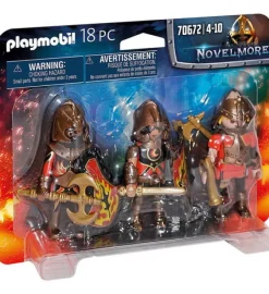 PLAYMOBIL Others Games|3 combattants Burnham Raiders