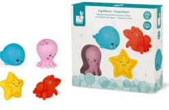 JANOD For Bath Time|4 gicleurs de bain Les animaux de la mer