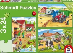 SCHMIDT Puzzles|À la ferme 3X24 mcx