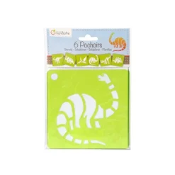AVENUE MANDARINE Scrapbooking And Drawing|6 pochoirs Dinosaures
