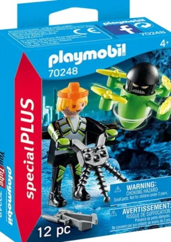 PLAYMOBIL Others Games|Agent avec drone