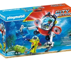 PLAYMOBIL Others Games|Agents de fonds marins avec cloche de plongée