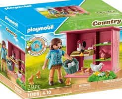 PLAYMOBIL Others Games|Agricultrice et poulailler