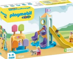 PLAYMOBIL Others Games|Aire de jeux avec toboggan géant