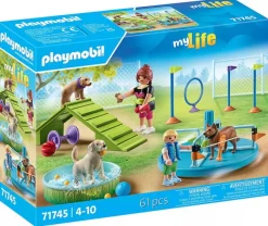PLAYMOBIL Others Games|Aire de jeux pour chiens, enfant et educatrice