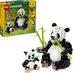 LEGO Construction Games|Animaux sauvages : la famille de pandas
