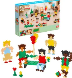 PLUS-PLUS Construction Games|Apprendre à bâtir Les gens du monde