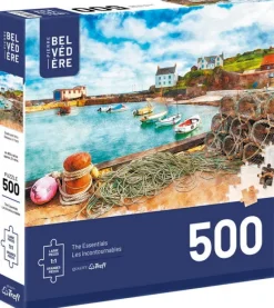 TREFL BELVEDERE Puzzles|Aquarelle Bateau & Filet 500 mcx