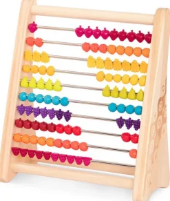 BATTAT D.I.K. Sensory Games|Boulier de bois Two-Ty-Fruity