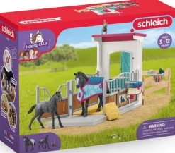SCHLEICH Others Games|Box pour chevaux avec jument et poulain