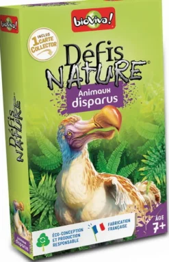 BIOVIVA Knowledge Games|Cartes Défis Nature Animaux Disparus