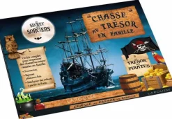 LAROUSSE Table Games|Chasse au trésor en famille : le trésors des pirates, le secret des sorciers Cof. N. éd.