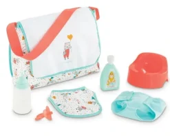 JOUETS KID Dolls And Accessories|Coffret accessoires à langer bleu pour poupon 36 et 42 cm