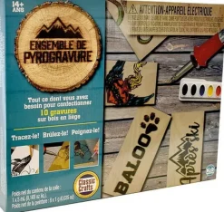 JOUETS KID Scrapbooking And Drawing|Ensemble de pyrogravure