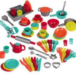 BATTAT Costumes And Make Believe|Ensemble de vaisselle de luxe 71 pièces