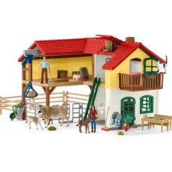 SCHLEICH Others Games|Ferme avec étable et animaux