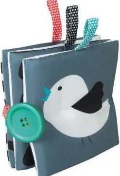 CLEMENTONI (JOUETS) Sensory Games|Livre en tissus : noir et blanc