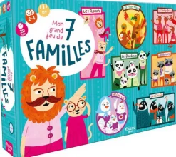 AUZOU Knowledge Games|Mon grand jeu de 7 sept familles Cof.
