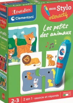 CLEMENTONI Brain Teasers And Others|Mon stylo interactif Les petits des animaux