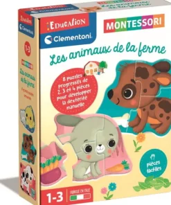 CLEMENTONI Brain Teasers And Others|Montessori Les animaux de la ferme