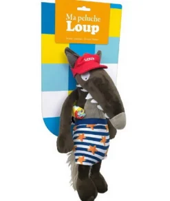 AUZOU Peluches|Peluche du loup à la plage(La)