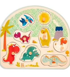 BATTAT Puzzles|Sensory Games|Puzzle bois Stomping Dinos 8 mcx