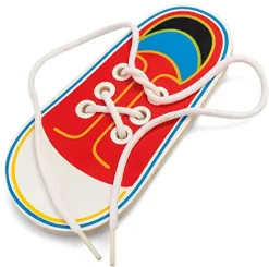 TOBAR Jeux D'adresse Et De Magie|Soulier en bois à lacer