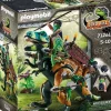 PLAYMOBIL Others Games|Tyrannosaure et soldat